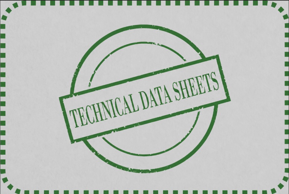 Technical data sheets